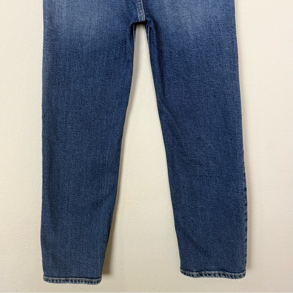 RE/DONE Stove Pipe Jeans in Retro Stone‎ Wash Straight Cropped - Picture 9 of 13